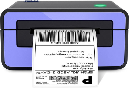 Label Printer - 150Mm/S 4X6 Thermal Label Printer, Commercial Direct Thermal Label Maker, Compatible with Amazon, Ebay, Etsy, Shopify and Fedex, One Click Setup on Windows and Mac